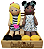 Cesta de Presente Boneca Isabella/Boneca Júlia laço rosa - Imagem 1