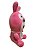 Boneca com roupa de coelho em plush grande rosa - Imagem 2