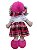 Boneca Diana média vestido xadez - Imagem 2