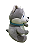 Bicho de Pelúcia cachorro hask em plush - Imagem 2