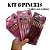 KIT PRECISÃO 6 PINCEIS PARA  DETALHES E ACABAMENTOS NO ROSTO E OLHOS, ESFUMAR, BATOM, CORRETIVO, SOBRANCELHAS - Imagem 1