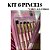 KIT PRECISÃO 6 PINCEIS PARA  DETALHES E ACABAMENTOS NO ROSTO E OLHOS, ESFUMAR, BATOM, CORRETIVO, SOBRANCELHAS - Imagem 7