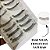 CILIOS EM TELA  747 L GATINHO 10 PARES BASE FIO DE NYLON NATURAL - Imagem 4