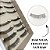 CILIOS EM TELA  747 L GATINHO 10 PARES BASE FIO DE NYLON NATURAL - Imagem 3