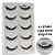 Cartela com 5 Pares de Cílios Postiços 3D E08MINI (GATINHO) - Imagem 5