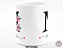 Caneca Letra "M" Floral + Porta Caneca Grátis - Imagem 2