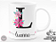 Caneca Letra "L" Floral + Porta Caneca Grátis - Imagem 3