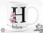 Caneca Letra "H" Floral + Porta Caneca Grátis - Imagem 3