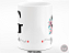 Caneca Letra "G" Floral + Porta Caneca Grátis - Imagem 2