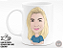 Caricatura na Caneca Branca + Porta Caneca Grátis - Imagem 1