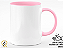 Caneca Do Seu Jeito de Cerâmica com Alça e Interior Rosa - Imagem 3
