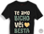 Camiseta Frase Te Amo Bicho Véi Besta Malha 100% Algodão Fio 30.1 - Imagem 3