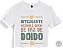Camiseta Frase Inteligente Mesmo... Malha 100% Algodão Fio 30.1 - Imagem 3