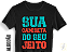 Camiseta DO SEU JEITO: malha 100% ALGODÃO Penteado Fio 30.1. Personalize a sua! - Imagem 1