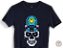 Camiseta SKULL Head Skate Malha 100% Algodão 30.1 Penteado - Imagem 3