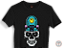 Camiseta SKULL Head Skate Malha 100% Algodão 30.1 Penteado - Imagem 1