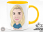 Caricatura na Caneca Amarela + Porta Caneca Grátis - Imagem 3