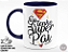 Caneca Eu Tenho Um Super Pai + Porta Caneca Grátis - Imagem 1