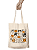 Ecobag PETS Cats 100% Algodão Cru Natural com 210 fios - Imagem 2