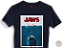 Camiseta Pôster Filme Jaws 100% ALGODÃO Fio 30.1 Penteado - Imagem 1