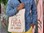 Ecobag FRASE Figa Pro Teu Zói Gordo 100% Algodão Cru Natural - Imagem 1