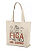 Ecobag FRASE Figa Pro Teu Zói Gordo 100% Algodão Cru Natural - Imagem 3