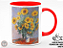 Caneca PINTORES Buquê de Girassóis, 1881 de Claude Monet + Porta Caneca Grátis - Imagem 9
