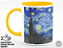 Caneca A Noite Estrelada, 1889 de Vincent Van Gogh + Porta Caneca Grátis - Imagem 4