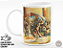 Caneca Jackson Pollock + Porta Caneca Grátis - Imagem 1