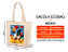 Ecobag PINTORES Joan Miró 100% Algodão Cru Natural - Imagem 4