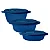 Tupperware  kit Tigelas mini Cristalwave Geração II 3 peças - Imagem 1