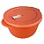 Tupperware Tigela Cristalwave Geração II 2 litros Laranja - Imagem 2