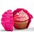 Tupperware Porta Cupcake Rosa - Imagem 1