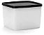 Tupperware Jeitoso 800ml Preto Translúcido - Imagem 1