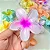 Presilha de Cabelo Flor Havaiana Princesa Fashion grande 8 cm - Imagem 4