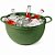Tupperware Mega Criativa 10 litros Verde Grama - Imagem 2