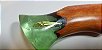 Faca SG inox ponta larga 3mm cabo em resina 10" - cápsula de revolver - Imagem 3