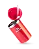 RED CAN COOLER CANUDO STANLEY VERMELHO CARNAVAL 8447 - Imagem 2