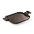 CHAPA GRILL DUPLO COM ALCA MARROM GRANDE 34X27CM - Imagem 1
