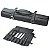 CASE PARA 6 FACAS COURO PRETO - Imagem 1