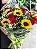 Buquê 12 Rosas e 6 Girassóis - Imagem 1