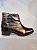 BOTA ESTILO ANKLEBOOT  METALIZADA E BICO PRETO - Imagem 7