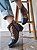 BOTA ESTILO ANKLEBOOT  METALIZADA E BICO PRETO - Imagem 4
