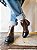 BOTA ESTILO ANKLEBOOT  METALIZADA E BICO PRETO - Imagem 5