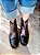 BOTA ESTILO ANKLEBOOT  METALIZADA E BICO PRETO - Imagem 6