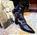 SAPATO PRETO EM COURO  DETALHE FIVELAS - Imagem 4