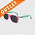 [OUTLET] Óculos de Sol Infantil Flexível com Lente Polarizada e Proteção UV400 Rosa e Azul Piscina - Imagem 1