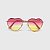 [OUTLET] Óculos de Sol Infantil com Proteção UV400 Coração Pink/ Amarelo - Imagem 3