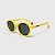 Óculos de Sol Infantil Flexível com Lente Polarizada e Proteção UV400 Redondo Wave Amarelo - Imagem 1