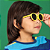 Óculos de Sol Infantil Flexível com Lente Polarizada e Proteção UV400 Redondo Wave Amarelo - Imagem 2